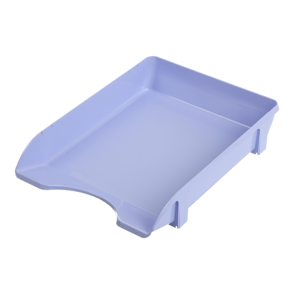 Лоток для паперів Buromax горизонтальний, бузковий (BM.6354-26) Лоток для паперів Buromax горизонтальний, бузковий (BM.6354-26)