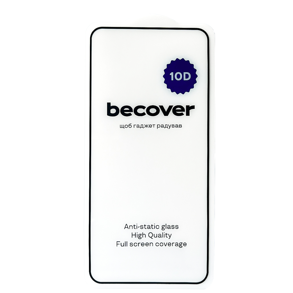 Скло захисне BeCover Poco X7 Pro 10D Black (713165)