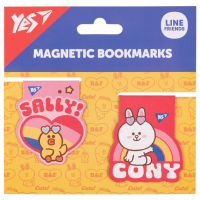 Bookmarks for books Yes magnetic Line Friends Sally and Cony, 2 pcs (708108)