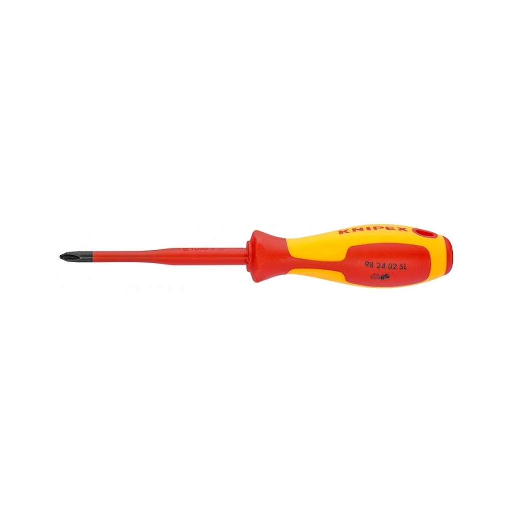 Викрутка KNIPEX з хрестовим шліцом Phillips VDE (98 24 01 SL)