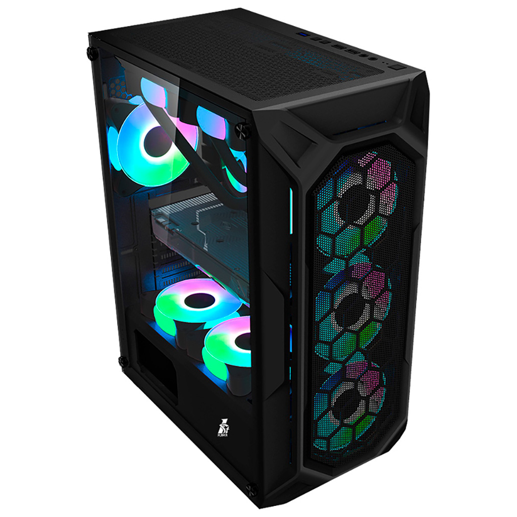 Корпус 1stPlayer X6-BK-4F1 Корпус 1stPlayer X6-BK-4F1