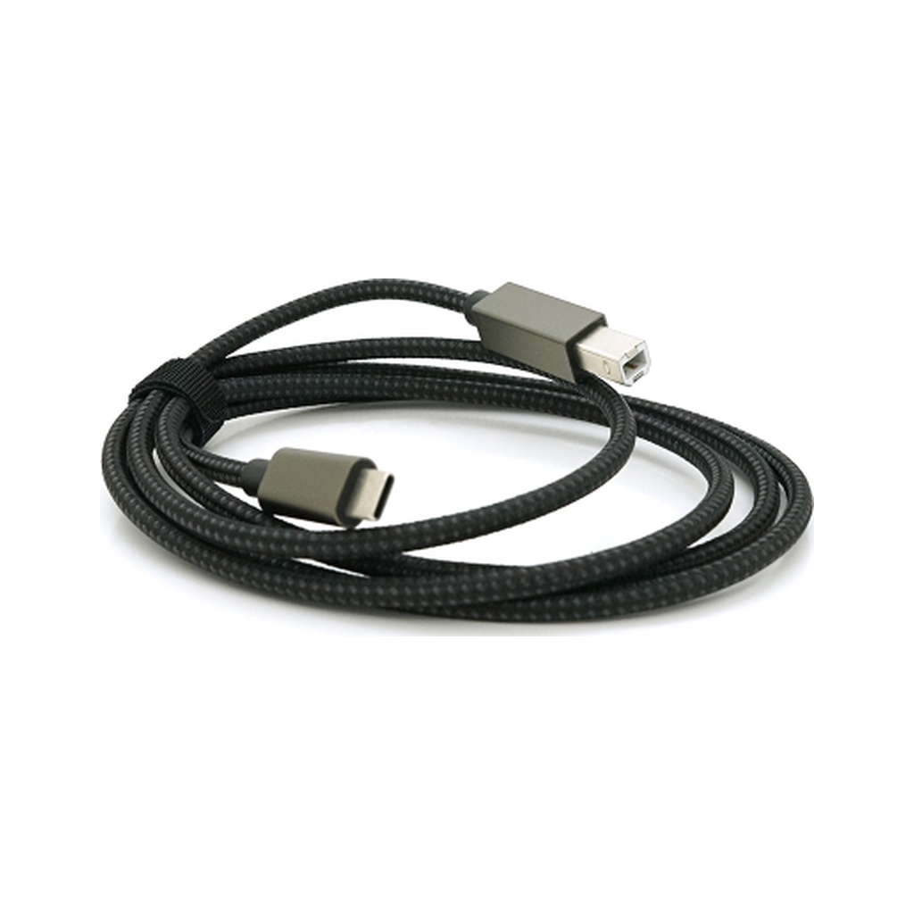 Кабель для принтера USB-C 2.0 to BM 1.5m black Voltronic (Type-C/printer1.5)