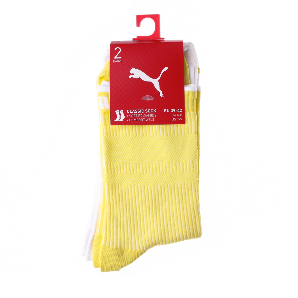 Шкарпетки Puma Sock Classic Women 2P 103003001-013 жовтий, білий 39-42 (8718824799087) Шкарпетки Puma Sock Classic Women 2P 103003001-013 жовтий, білий 39-42 (8718824799087)