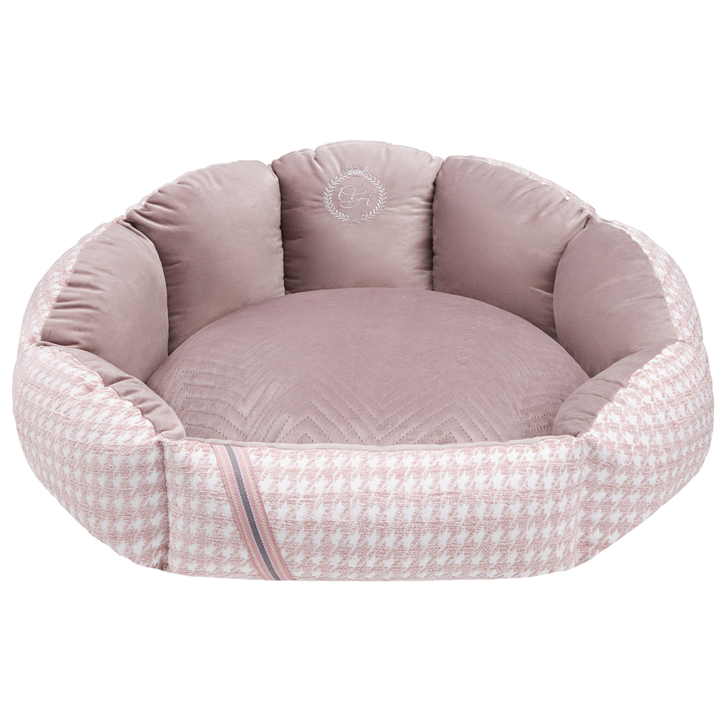 Лежак для тварин Chloe's Home Positano M рожевий (CLH3879)