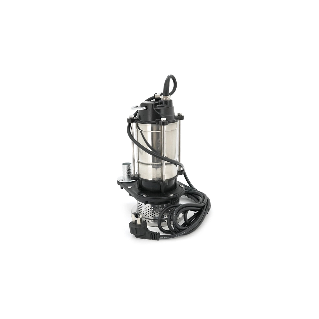 Заглибний насос Voltronic 370W, 220V, до 1.5 м³/год, підйом до 16 м, 25мм, INOX, 355х205х185мм, 3,6кг, + перехідник (YT-P-370-16)