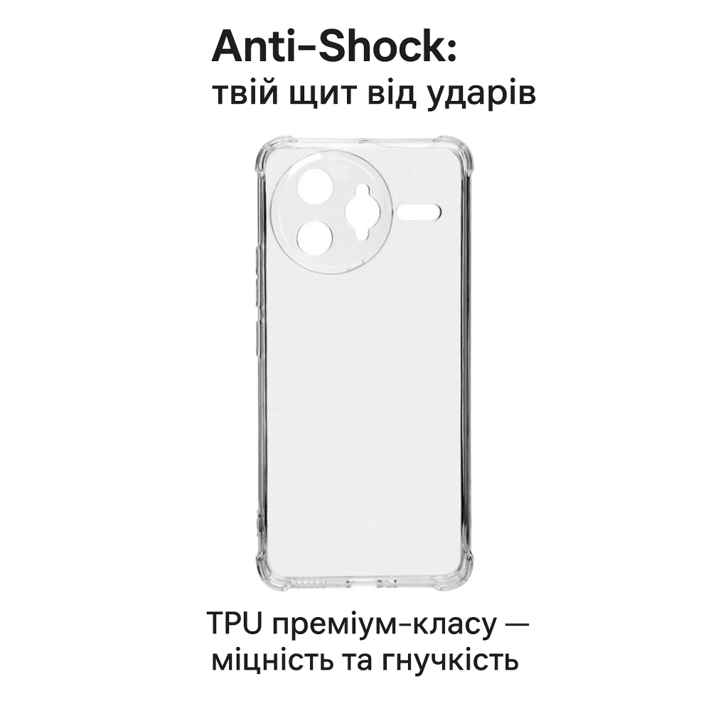 Чохол до мобільного телефона BeCover Anti-Shock Poco F7 Ultra Clear (713808) Чохол до мобільного телефона BeCover Anti-Shock Poco F7 Ultra Clear (713808)