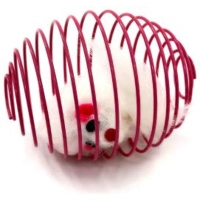 Toy for cats Hippie Pet Ball with a mouse pink 7 cm (HIPCT2304027RO)