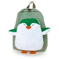 Children's backpack Evo-kids Small-Penguin Green (2418-3 Green pinguin)