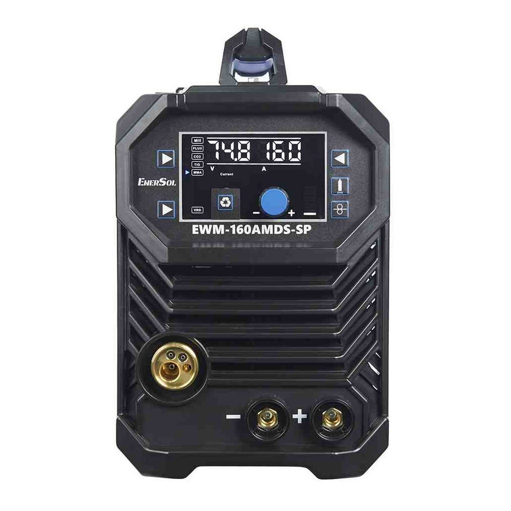 Зварювальний апарат Enersol напівавтомат інверторний, струм 20-160 A, 7.2кВт (EWM-160AMDS-SP) Зварювальний апарат Enersol напівавтомат інверторний, струм 20-160 A, 7.2кВт (EWM-160AMDS-SP)