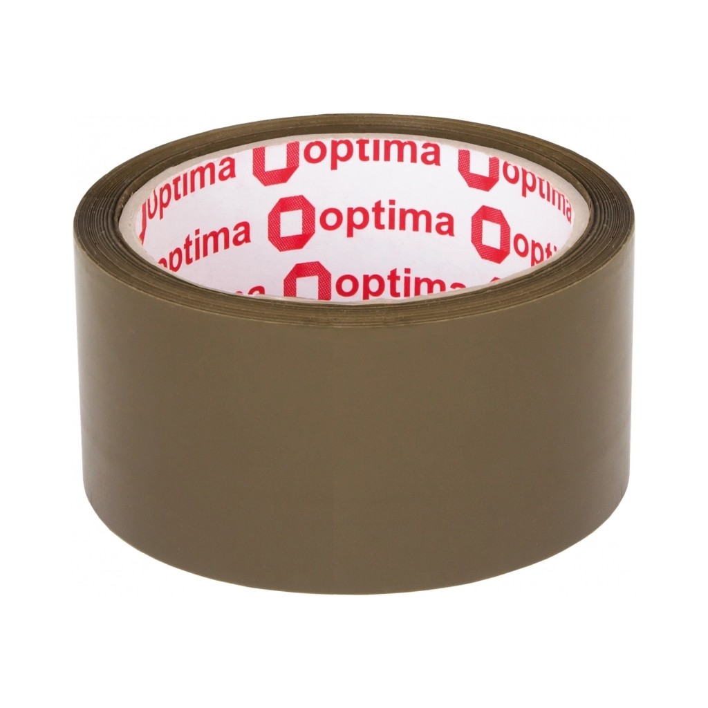 Скотч Optima 48 мм х 50 м х 43 мкм Extra, коричневий (O45327)