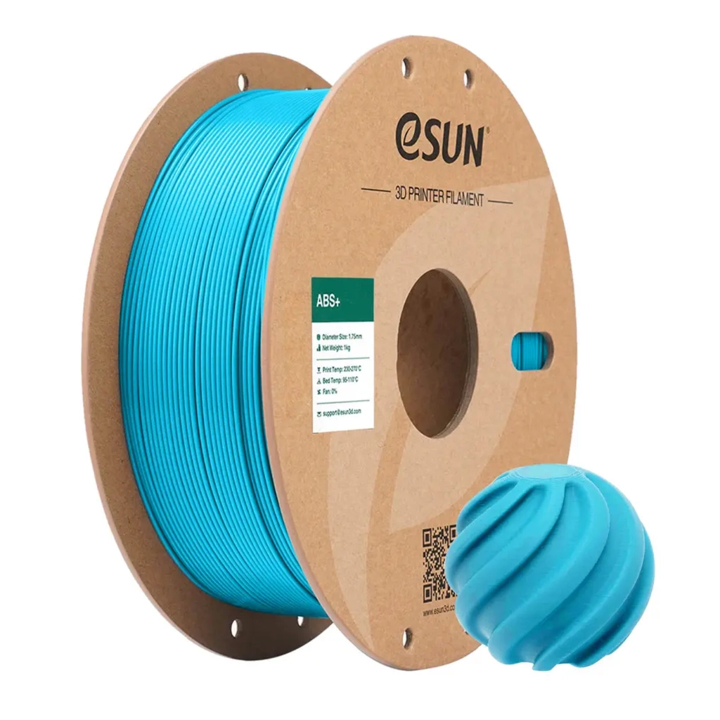Пластик для 3D-принтера eSUN ABS+, 1кг, 1.75мм, light blue (ABS+P175D1) Пластик для 3D-принтера eSUN ABS+, 1кг, 1.75мм, light blue (ABS+P175D1)