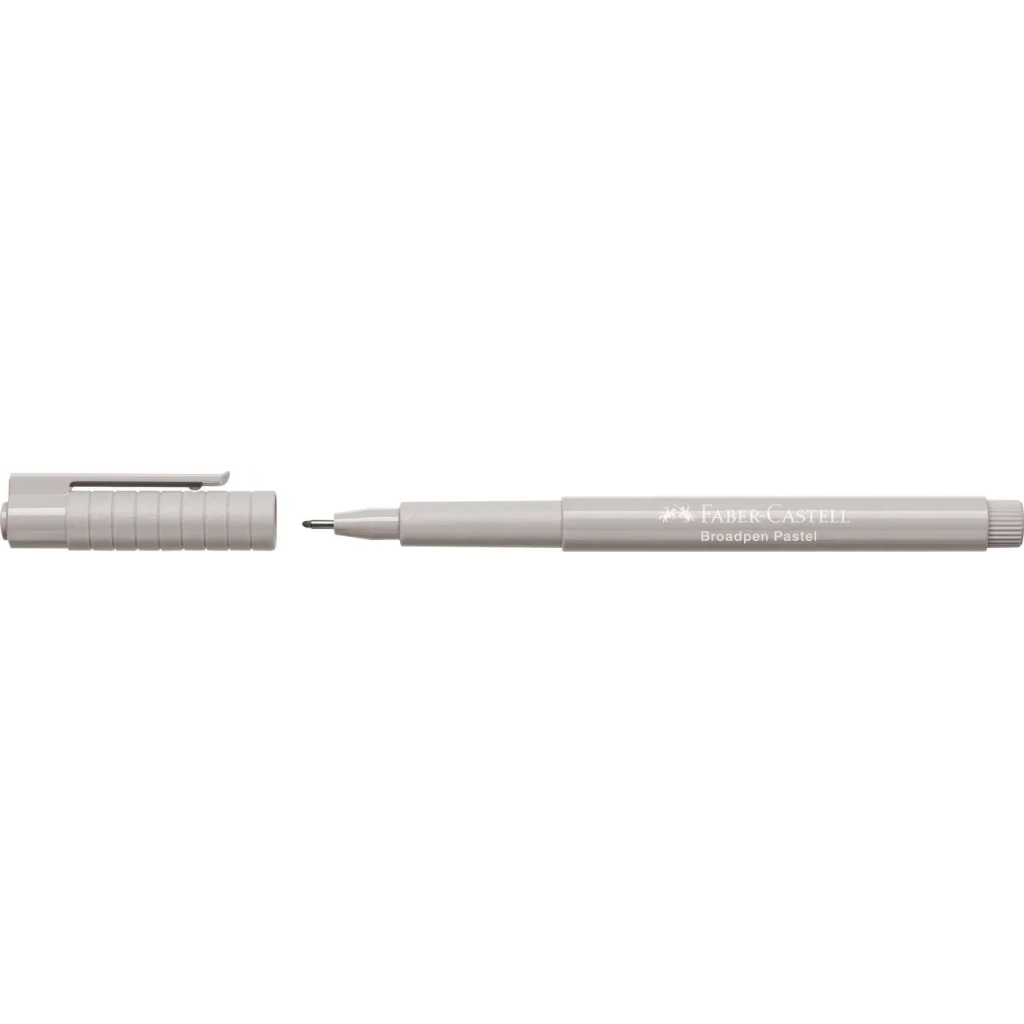 Лайнер Faber-Castell BROADPEN 1554 Pastel Grey, колір пастельний сірий, 0,8 мм (30751)