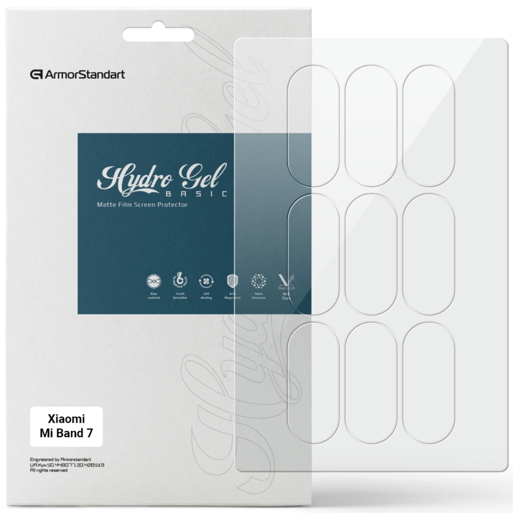 Плівка захисна Armorstandart Matte hydrogel Xiaomi Mi Band 7 9 pcs (ARM92116)