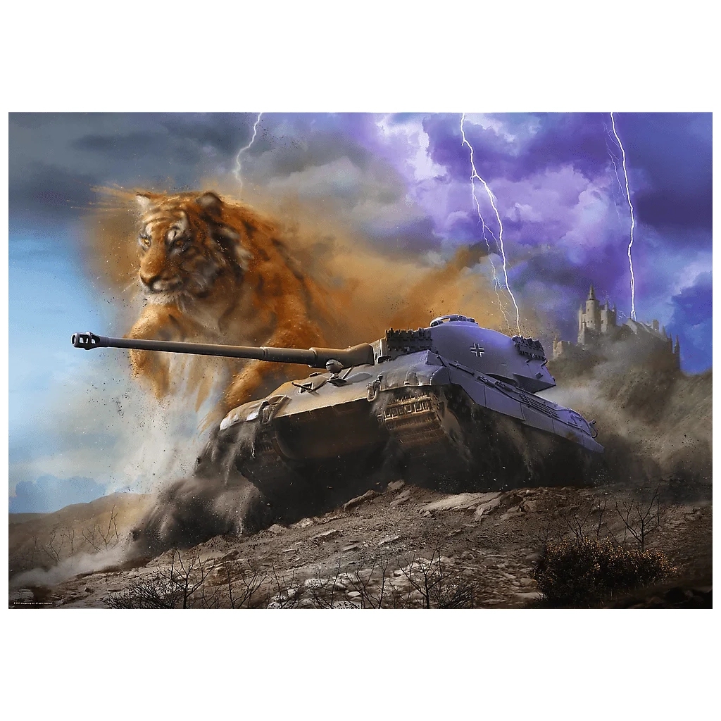 Пазл Trefl Premium Plus World of Tanks: Тигр II 1000 елементів (5900511120899) Пазл Trefl Premium Plus World of Tanks: Тигр II 1000 елементів (5900511120899)