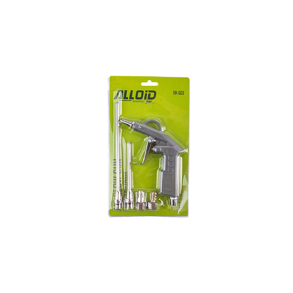 Пістолет для продувки Alloid 2 змінні насадки (ПК-003) Пістолет для продувки Alloid 2 змінні насадки (ПК-003)