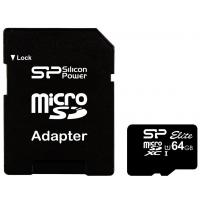 Карта пам'яті Silicon Power 64Gb microSDXC class 10 (SP064GBSTXBU1V10-SP)