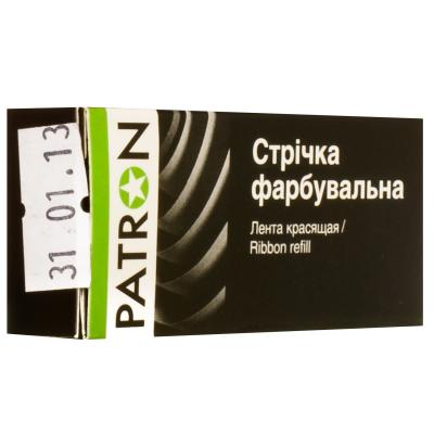 Стрічка до принтерів PATRON 13мм х 7м Black (П.М.) (RIB-PN-12.7x7-ПМ-B)