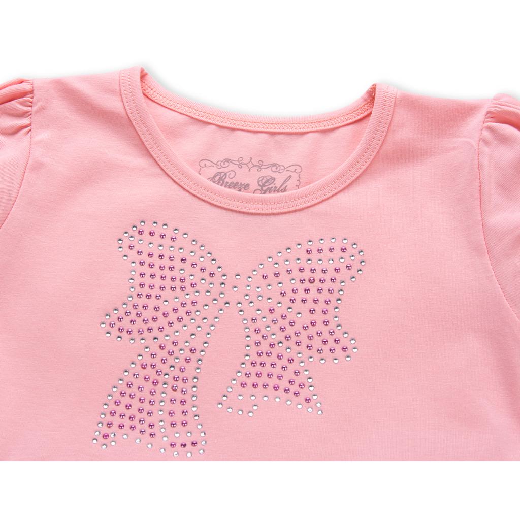 Плаття дитяче Breeze з бантиком з страз (6283-92G-peach)