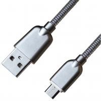 Дата кабель USB 2.0 AM to Micro 5P 1.0m 1.5A, Silver Grand-X (MM02S)