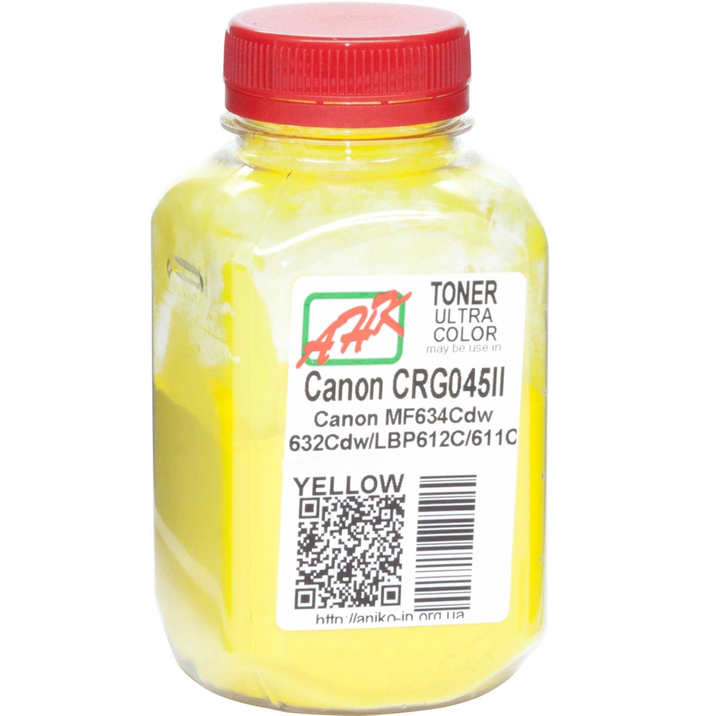 Тонер Canon MF610/630 35г Yellow +chip AHK (3203123)