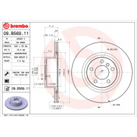 Brembo brake disc 09.B569.11