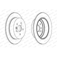 Brake disc FERODO DDF1486C