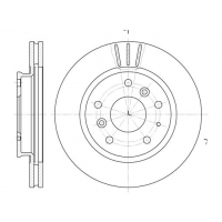 Brake disk REMSA 6237.10