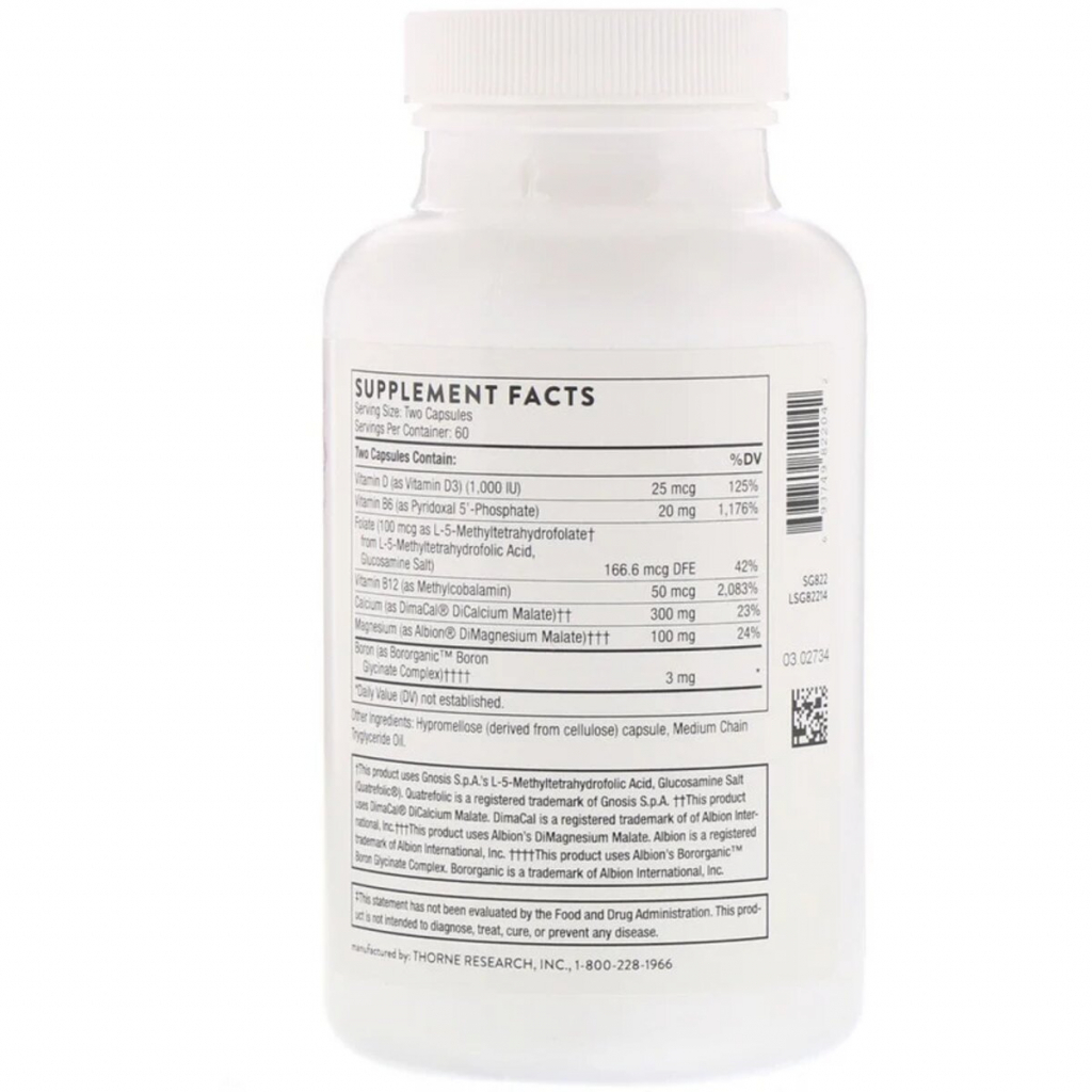 Вітамін Thorne Research Комплекс для підтримки здоров'я кісток при менопаузі, (THR-82204) Вітамін Thorne Research Комплекс для підтримки здоров'я кісток при менопаузі, (THR-82204)
