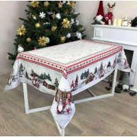 Snowfall Provence tapestry tablecloth 95x100 cm (23410)