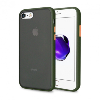 Чохол до мобільного телефона MakeFuture Apple iPhone SE 2020 Frame (Matte PC+TPU) Green (MCMF-AISE20GN)