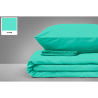 Bed sheet MirSon Beige Premium 11-2208 Mint 200x220 cm (2200000953957)