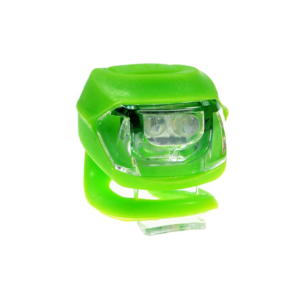 Комплект велофар Good Bike Silicone LED Green (92325Green-IS)