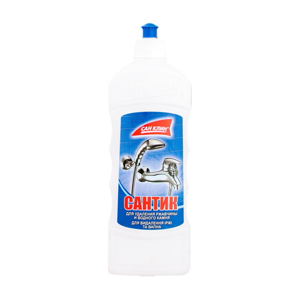 Рідина для чищення ванн San Clean Для видалення іржі та вапна 500 мл (4820003540565)