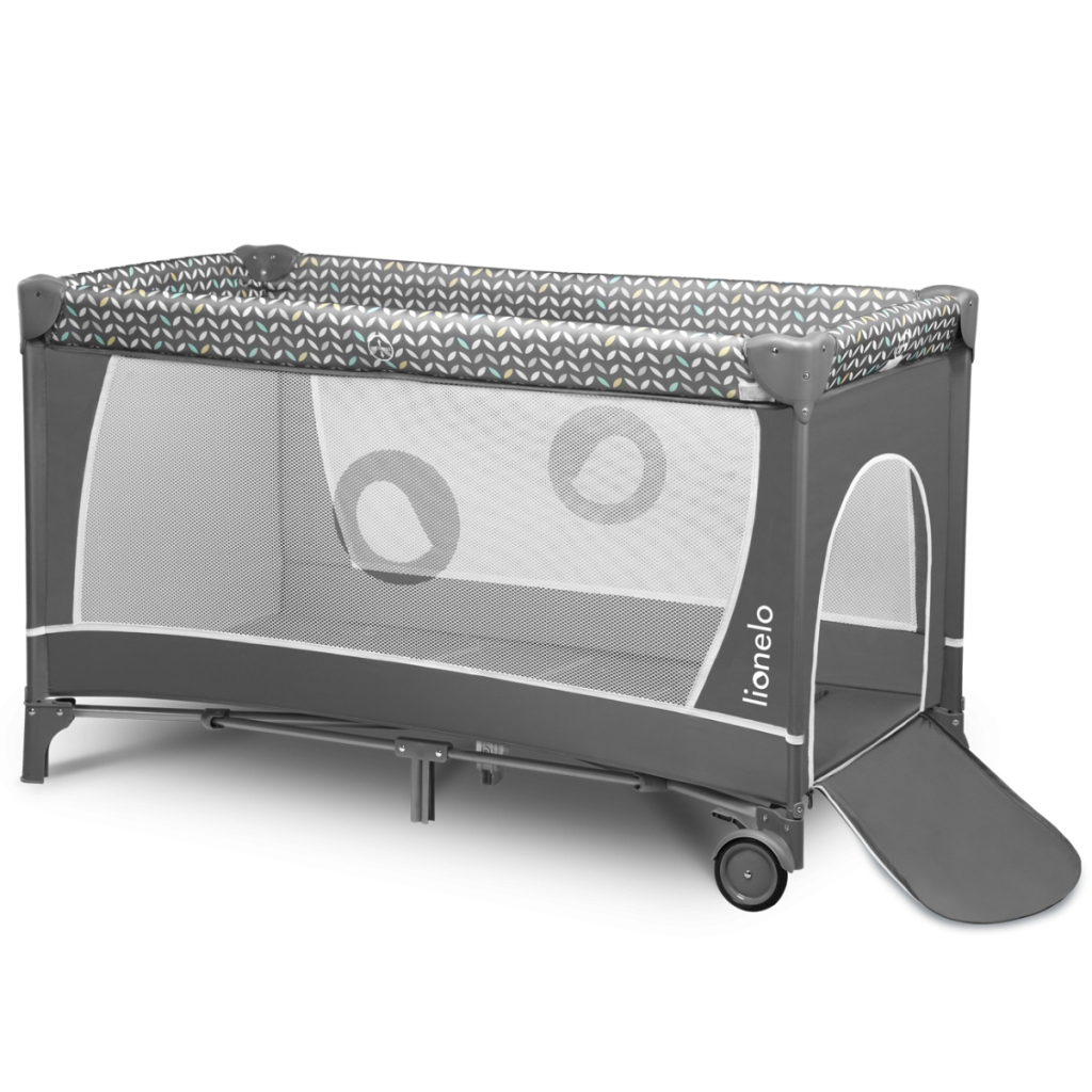 Дитячий манеж Lionelo Flower Grey Scandi (LO-FLOWER GREY SCANDI)