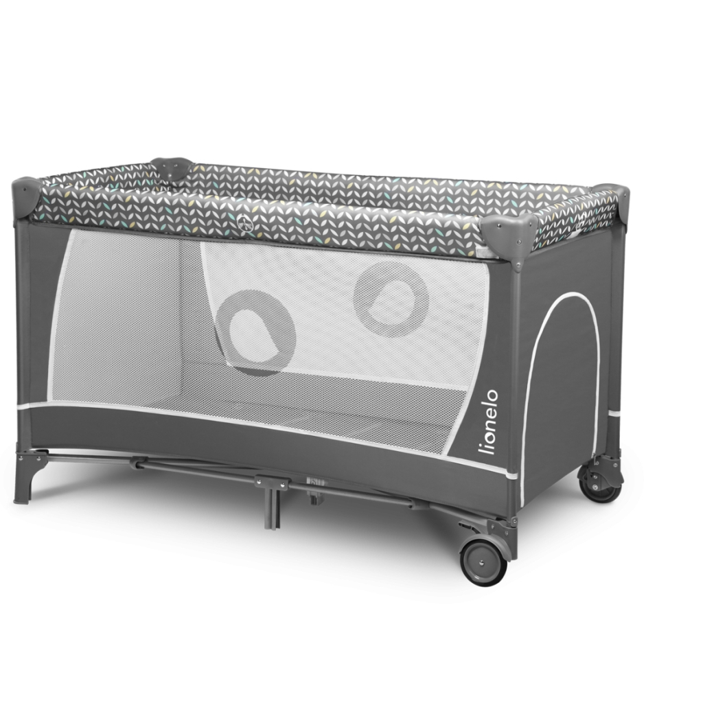 Дитячий манеж Lionelo Flower Grey Scandi (LO-FLOWER GREY SCANDI)