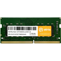 Модуль пам'яті для ноутбука SoDIMM DDR4 8GB 3200 MHz ATRIA (UAT43200CL22SK1/8)