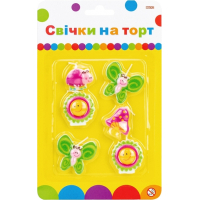 Свічка Maxi Весна 6 шт на торт (MX624030)