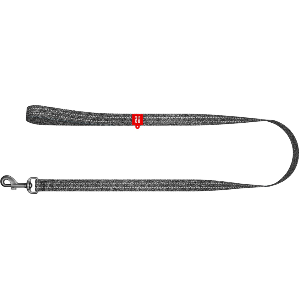 Повідець для собак WAUDOG Re-cotton світловідбивний L-XXL Ш 25 мм Д 500 см сірий (401711) Повідець для собак WAUDOG Re-cotton світловідбивний L-XXL Ш 25 мм Д 500 см сірий (401711)