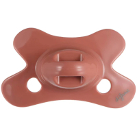 Difrax Dentall pacifier, 0-6 months (799 Brick)