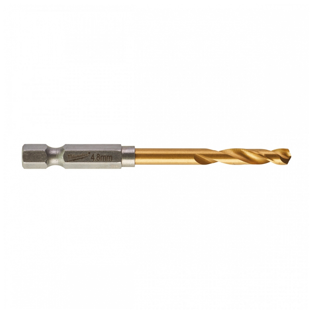 Свердло Milwaukee по металу RedHEX HSS-G TiN, 4,8мм (48894711)