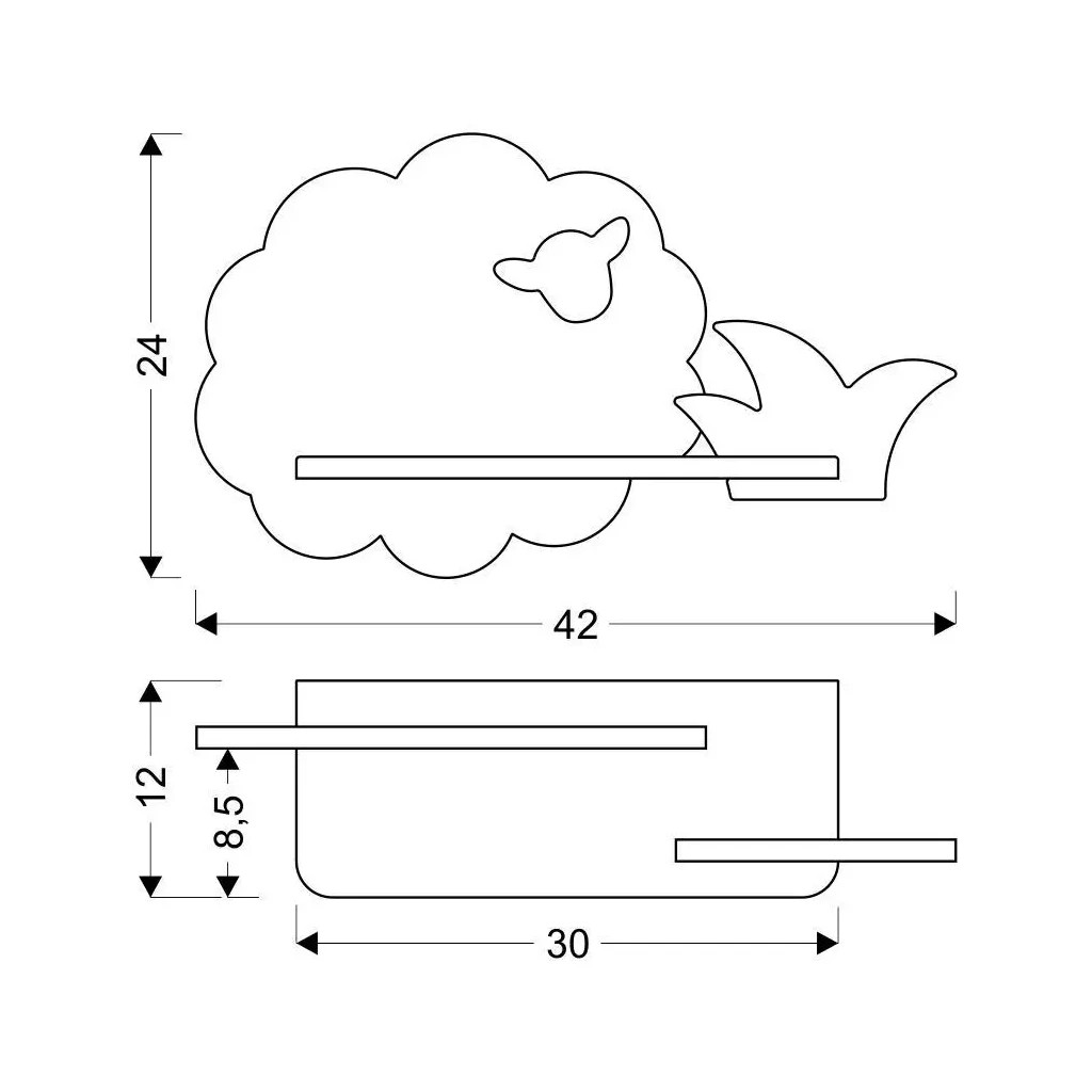 Світильник Candellux SHEEP (21-85146) Світильник Candellux SHEEP (21-85146)
