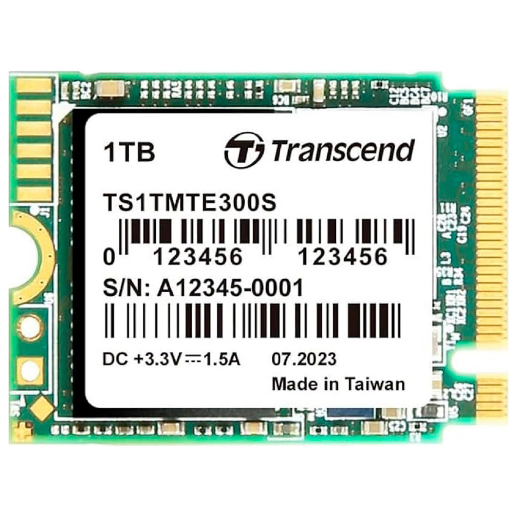 Накопичувач SSD M.2 2230 1TB Transcend (TS1TMTE300S)