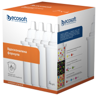 Картридж для фільтра глечика Ecosoft К-т Картриджів для глечиків універсальний (3+1 ш (CRVKAB4ECO)