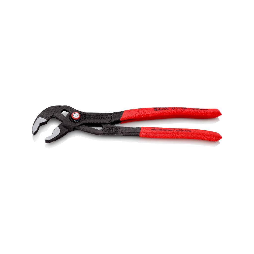 Кліщі KNIPEX сантехнічні Cobra QuickSet (87 21 250)