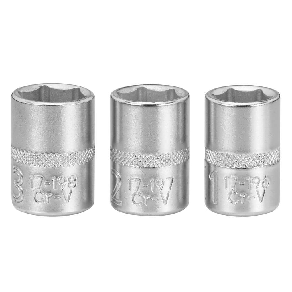 Набір торцевих головок Stanley торцевих 1/4" Maxi Drive, із шестигранним профілем, 3 шт: 11, 12, 13 мм. (FMMT17092-0)