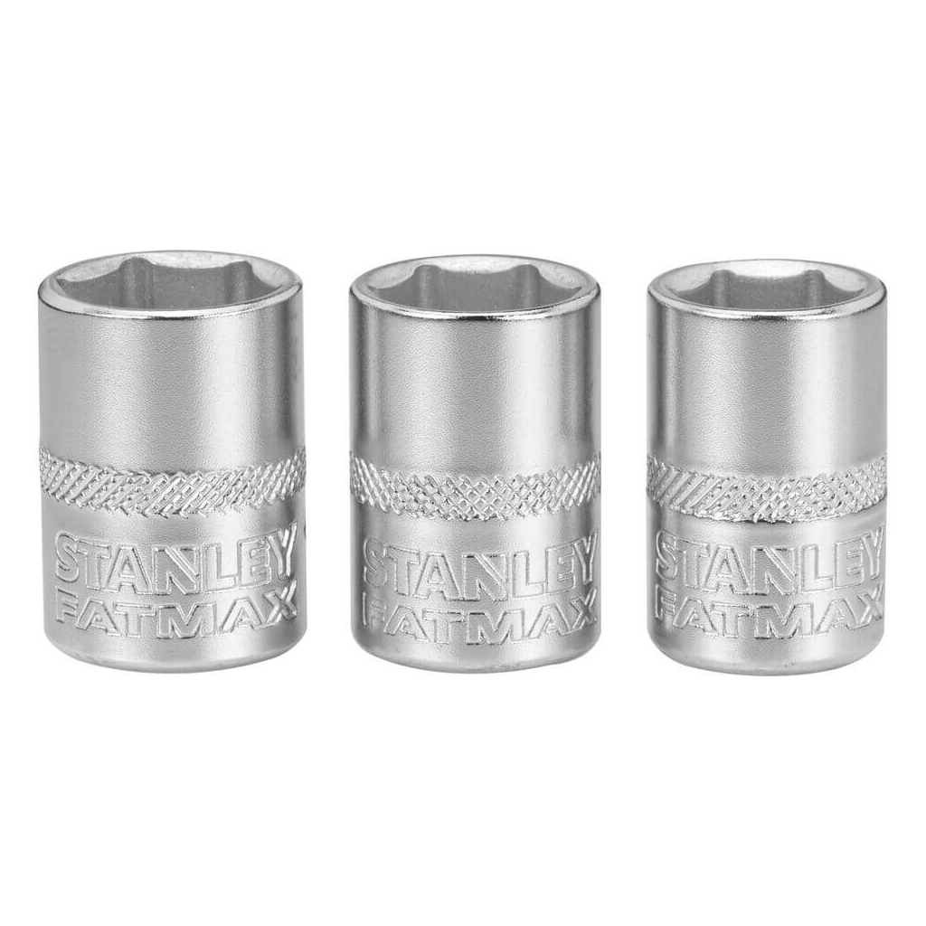 Набір торцевих головок Stanley торцевих 1/4" Maxi Drive, із шестигранним профілем, 3 шт: 11, 12, 13 мм. (FMMT17092-0)