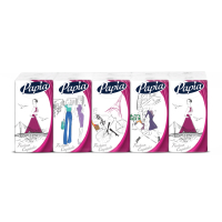 Cosmetic wipes Papia 2 layers 10 pcs. x 10 packs (8690536063161)