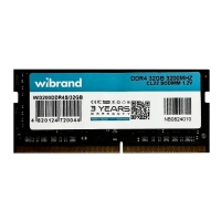 Модуль пам'яті для ноутбука SoDIMM DDR4 32GB 3200 MHz Wibrand (WI3200DDR4S/32GB)