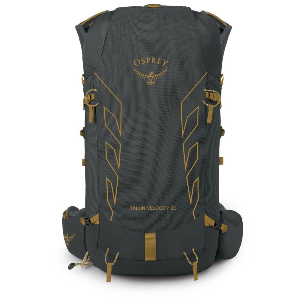 Рюкзак туристичний Osprey Talon Velocity 20 dark charcoal/tumbleweed yellow - L/XL - чорний (009.3545)