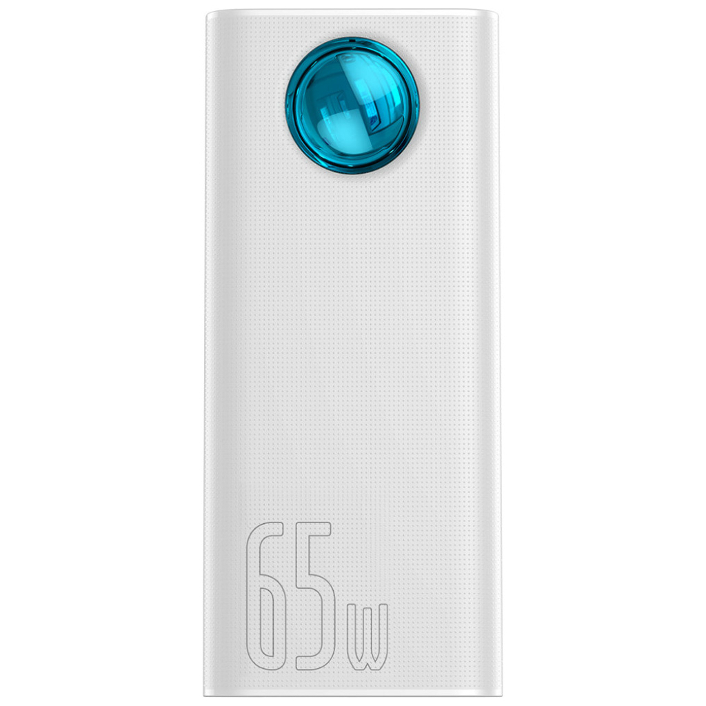 Повербанк Baseus Amblight Digital Quick 30000mAh 65W, White (PPLG000102)